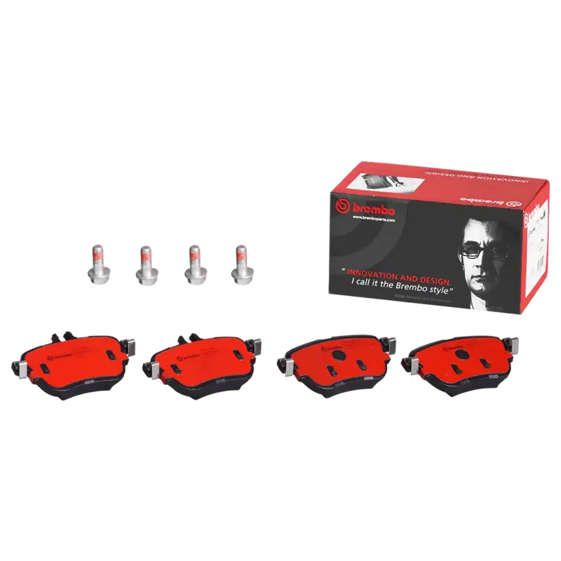 Brake Pad FMSI Number D1936-9161; Ceramic; Set Of 4; With Brake Caliper Screws - RV and Auto Parts