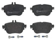 Brake Pad FMSI Number D1936-9161; Low-Metallic; Set Of 4; With Hardware/ Brake Caliper Screws - RV and Auto Parts