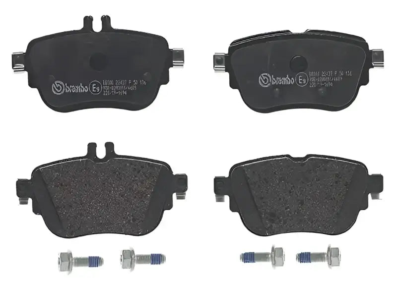 Brake Pad FMSI Number D1936-9161; Low-Metallic; Set Of 4; With Hardware/ Brake Caliper Screws - RV and Auto Parts