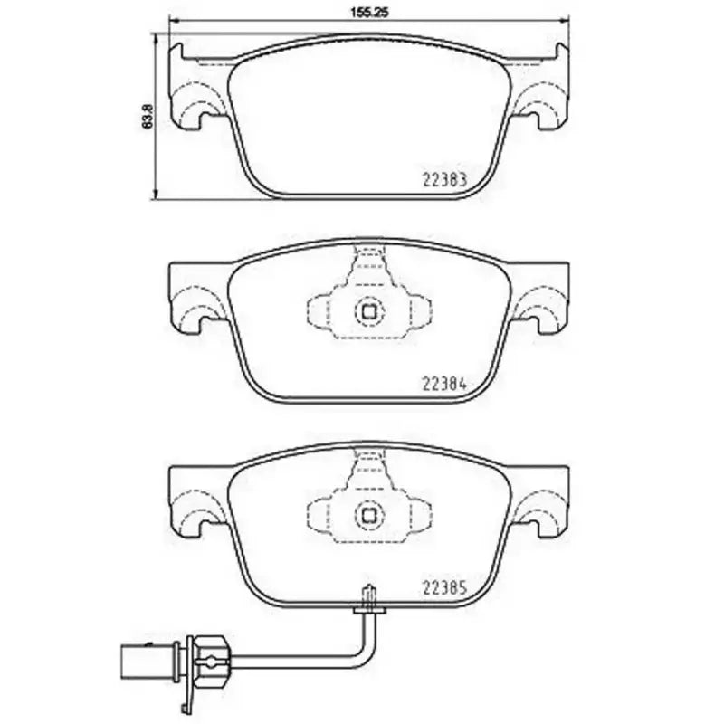Brake Pad FMSI Number D1953-9180; Low-Metallic; Set Of 4 - RV and Auto Parts
