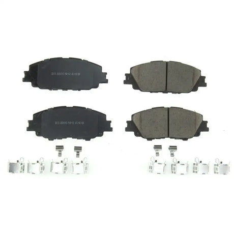 Brake Pad FMSI Number D2176; Ceramic Pads; Set Of 4; With Premium Stainless Steel Hardware - Truck & Automotive