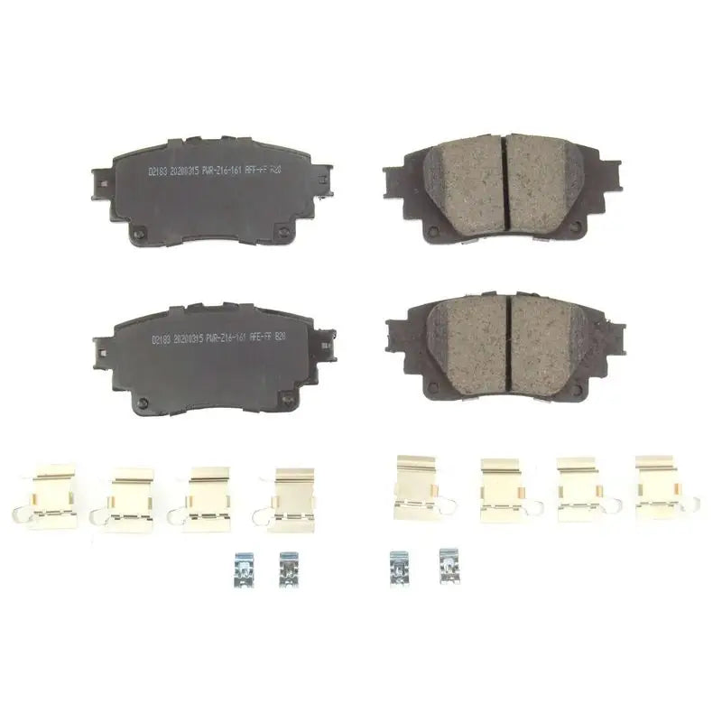Brake Pad FMSI Number D2183; Ceramic Pads; Set Of 4; With Premium Stainless Steel Hardware - Truck & Automotive