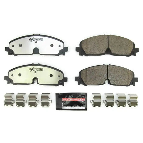 Brake Pad FMSI Number D2371; Carbon-Fiber Ceramic Pads; Set Of 4; With Premium Stainless Steel Hardware - Truck &