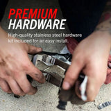 Brake Pad FMSI Number D2371; Ceramic Pads; Set Of 4; With Premium Stainless Steel Hardware - Truck & Automotive