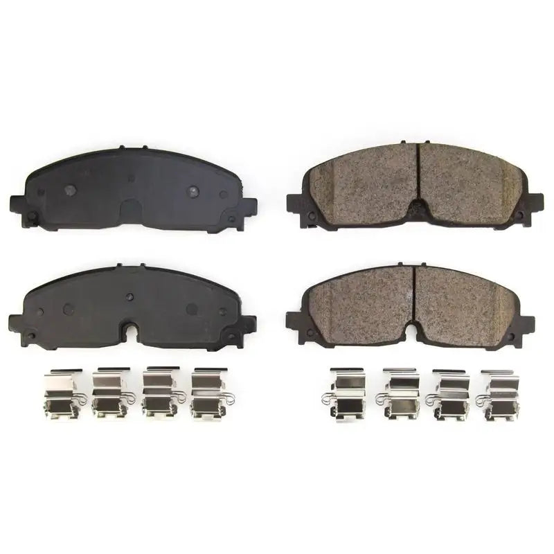 Brake Pad FMSI Number D2371; Ceramic Pads; Set Of 4; With Premium Stainless Steel Hardware - Truck & Automotive
