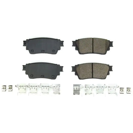 Brake Pad FMSI Number D2391; Ceramic Pads; Set Of 4; With Premium Stainless Steel Hardware - Truck & Automotive