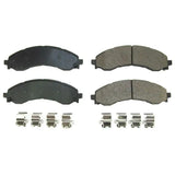 Brake Pad FMSI Number D2404; Ceramic Pads; Set Of 4; With Premium Stainless Steel Hardware - Truck & Automotive