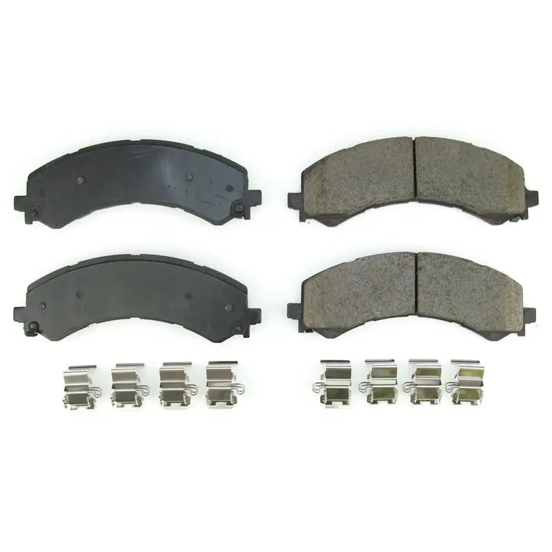 Automotive ceramic brake pads set FMSI D2405 with stainless steel hardware