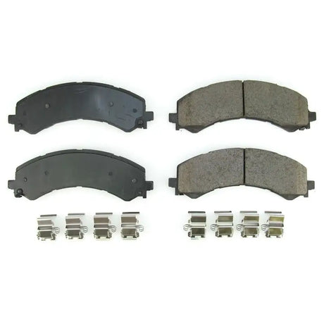 Automotive ceramic brake pads set FMSI D2405 with stainless steel hardware