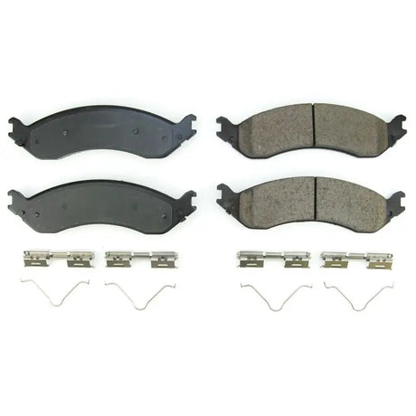 Brake Pad FMSI Number D2406; Ceramic Pads; Set Of 4; With Premium Stainless Steel Hardware - Truck & Automotive