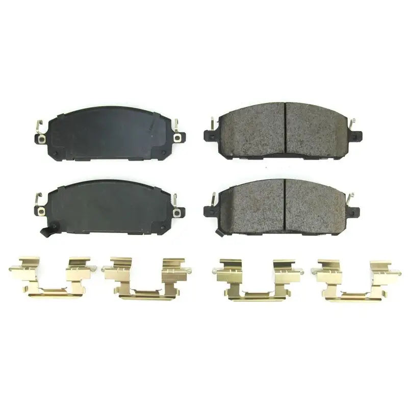 Brake Pad FMSI Number D2413; Ceramic Pads; Set Of 4; With Premium Stainless Steel Hardware - Truck & Automotive