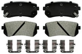 Car brake pads and hardware for OE replacement ceramic brake pad upgrade