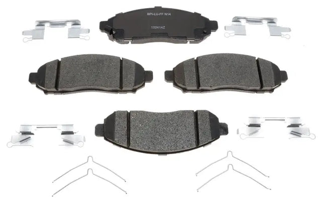 Brake Pad OE Replacement; Ceramic; Includes Mounting Hardware - Truck & Automotive