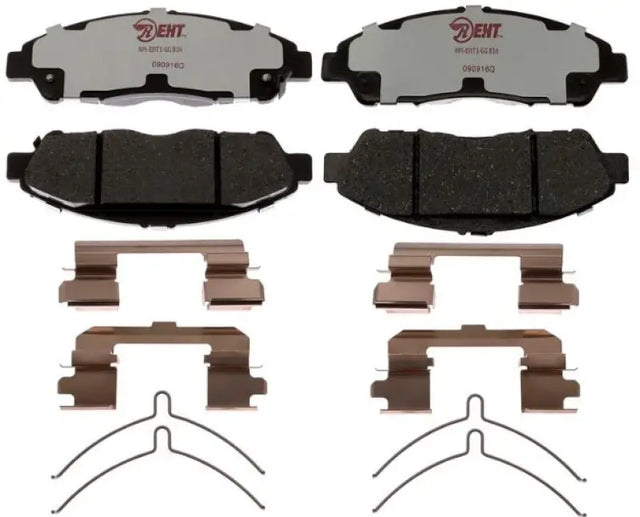 Brake Pad OE Replacement; Hybrid Technology; Includes Mounting Hardware - Truck & Automotive