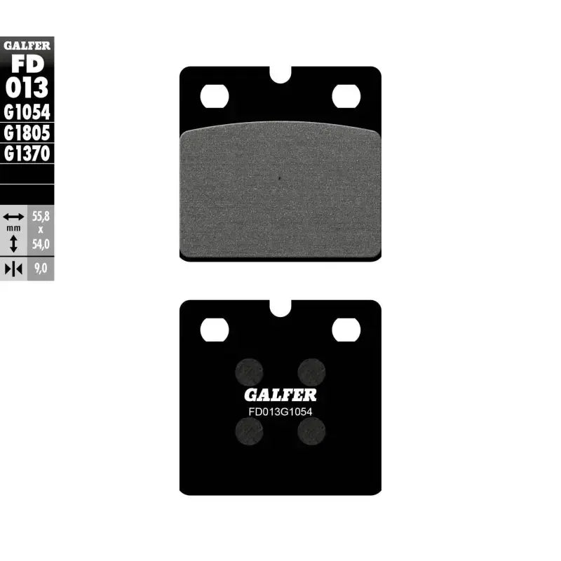 Brake Pads Semi Metallic Fd013g1054 - Powersports