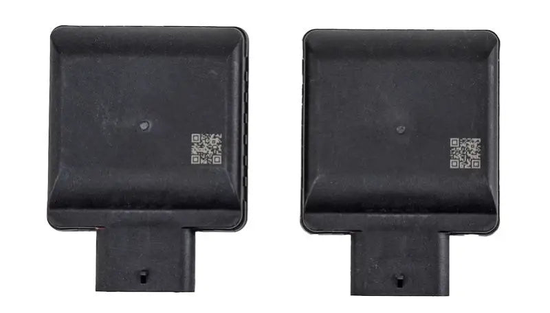 BrandMotion RDBS1600 black radar modules with QR codes for blind spot detection