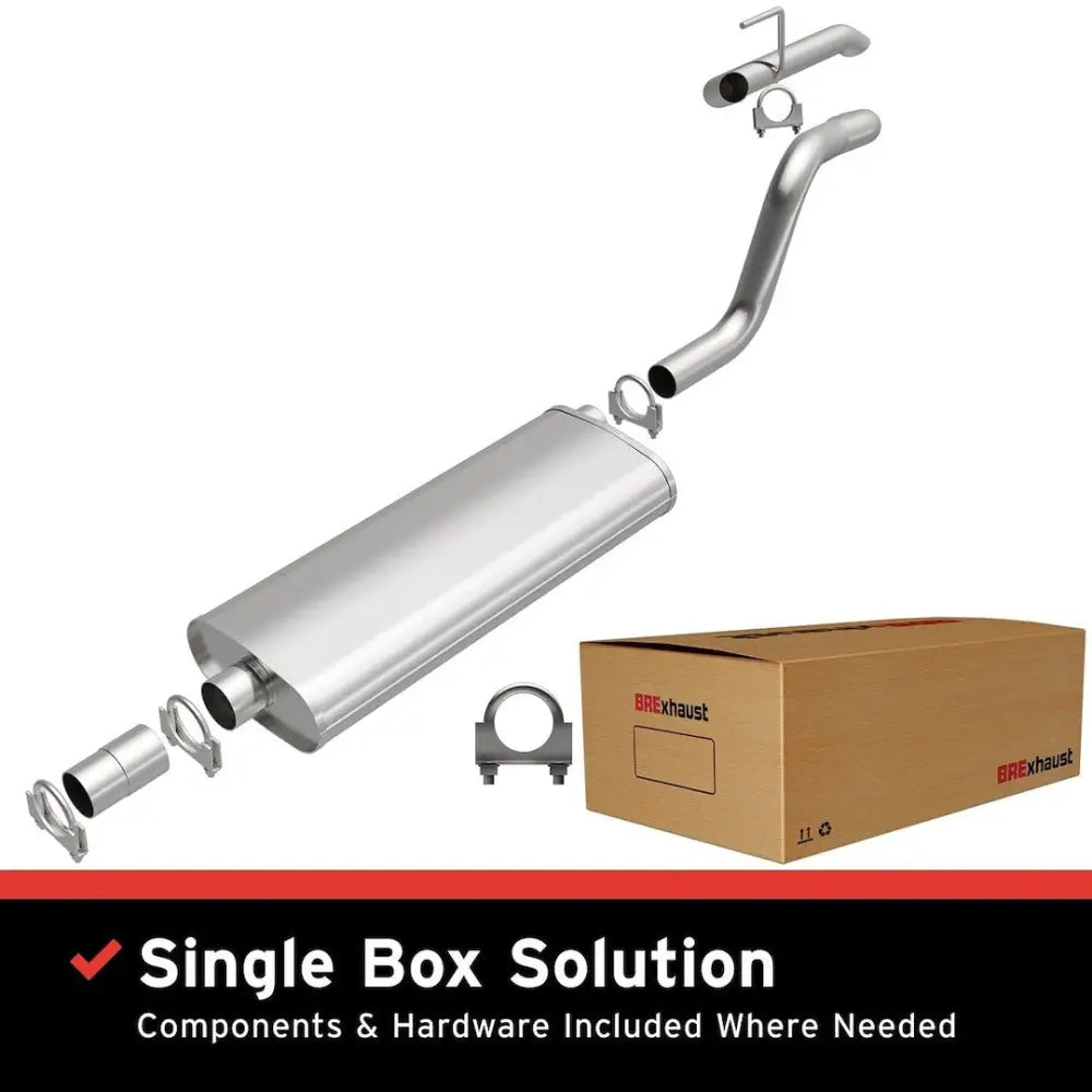 BRE Exhaust Designed For Power And Sound Exhaust System Kit 106-0018 - 99-04 Jeep Grand Chero