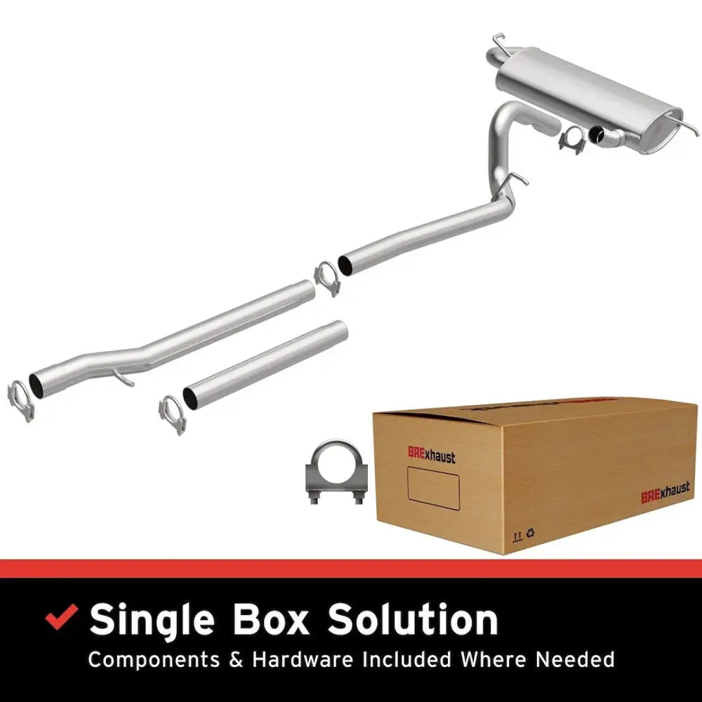BRE Exhaust Designed For Power And Sound Exhaust System Kit 106-0045 - 07-11 Jeep Wrangler