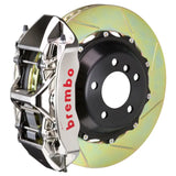 Shiny Brembo GTR BBK with billet 355x32 2pc rotor and slotted brake assembly