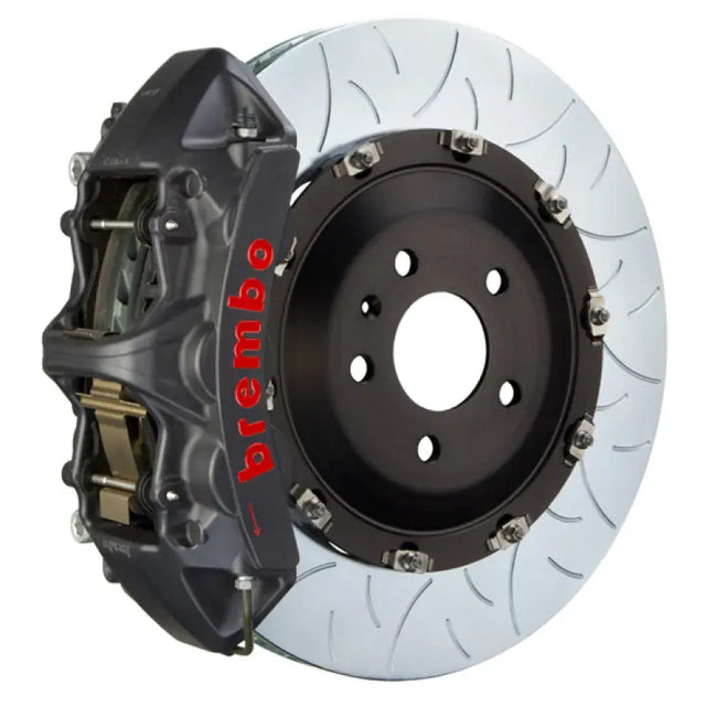 Brembo GTS BBK with piston cast 405x34 2pc slotted rotor and black caliper