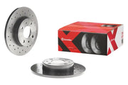 Brembo 08-21 Lexus LX570/Toyota Land Cruiser/08-22 Sequoia/07-21 Tundra Rear Drilled Xtra Rotor - Truck & Automotive