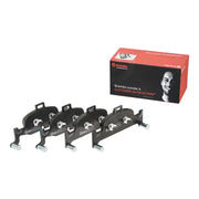 Brembo 17-18 A4 Premium Low-Met OE Equivalent Pad with superior braking performance and quiet operation, packaged for North American market.
