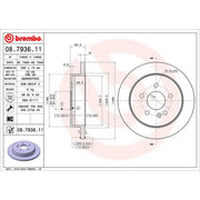 Brembo Components Not Hazardous To Health Brake Rotor 08793611C02 - Disc