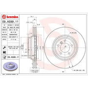 Brembo Components Not Hazardous To Health Brake Rotor 09A59911C02 - Disc