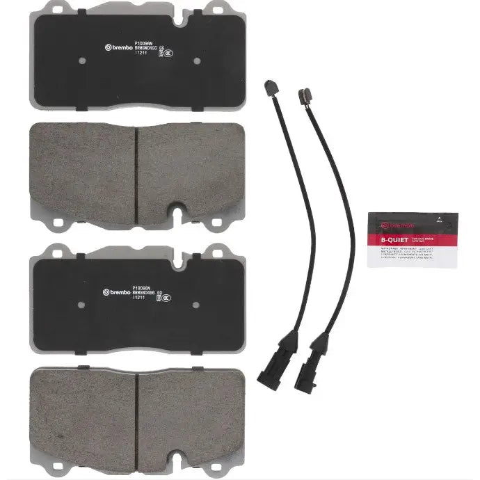 Brembo Ensures Comfort And Brembo Quality Brake Pad P10096N - Discbrakepadset Naoceramic