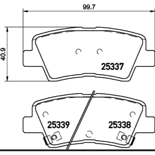 Brembo P30101 Brake Pad