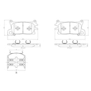 Brembo P30143N Brake Pad