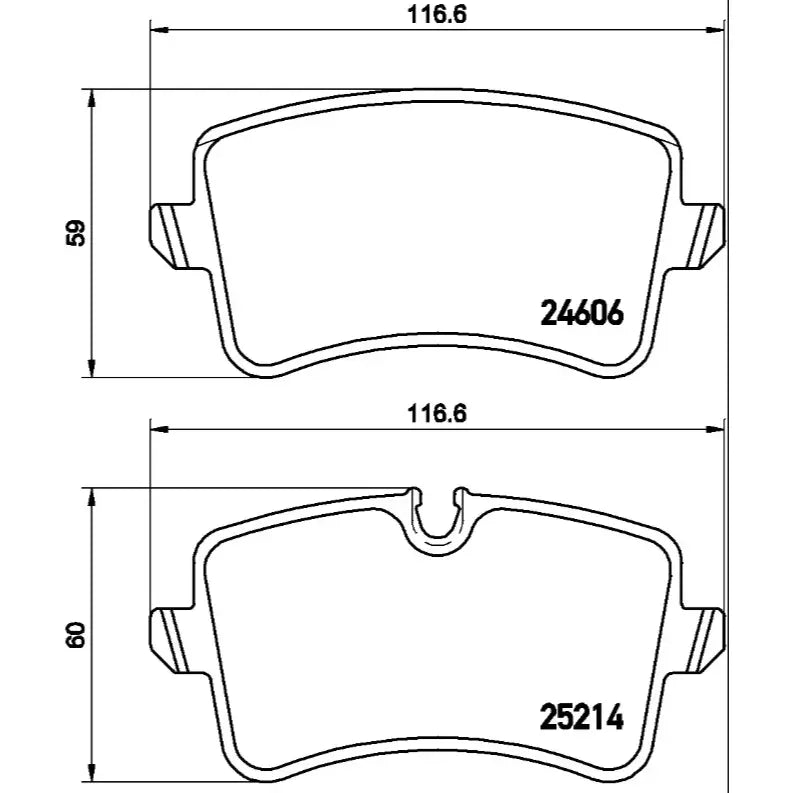 Brembo P85119 Brake Pad