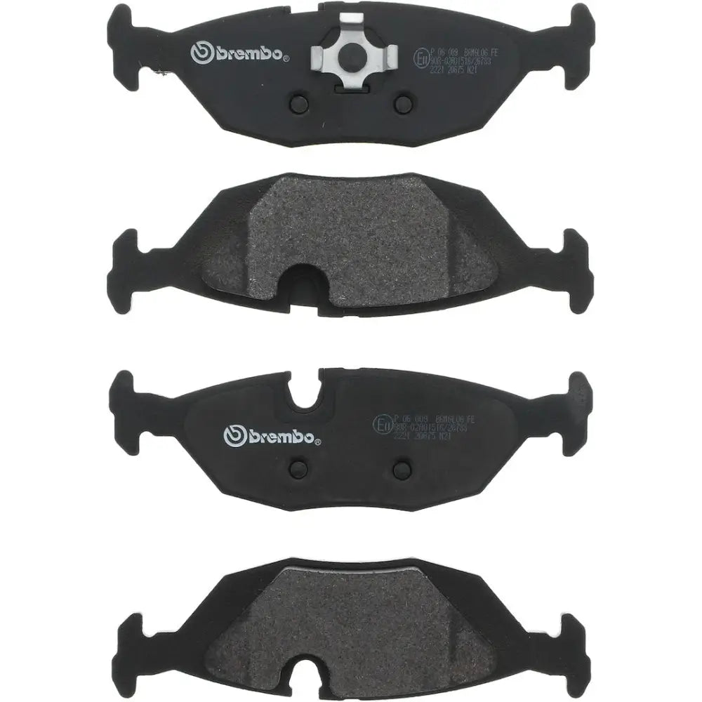 Brembo Premium Low-Met OE Equivalent Pad Brake Pad P06009 - Disc Set