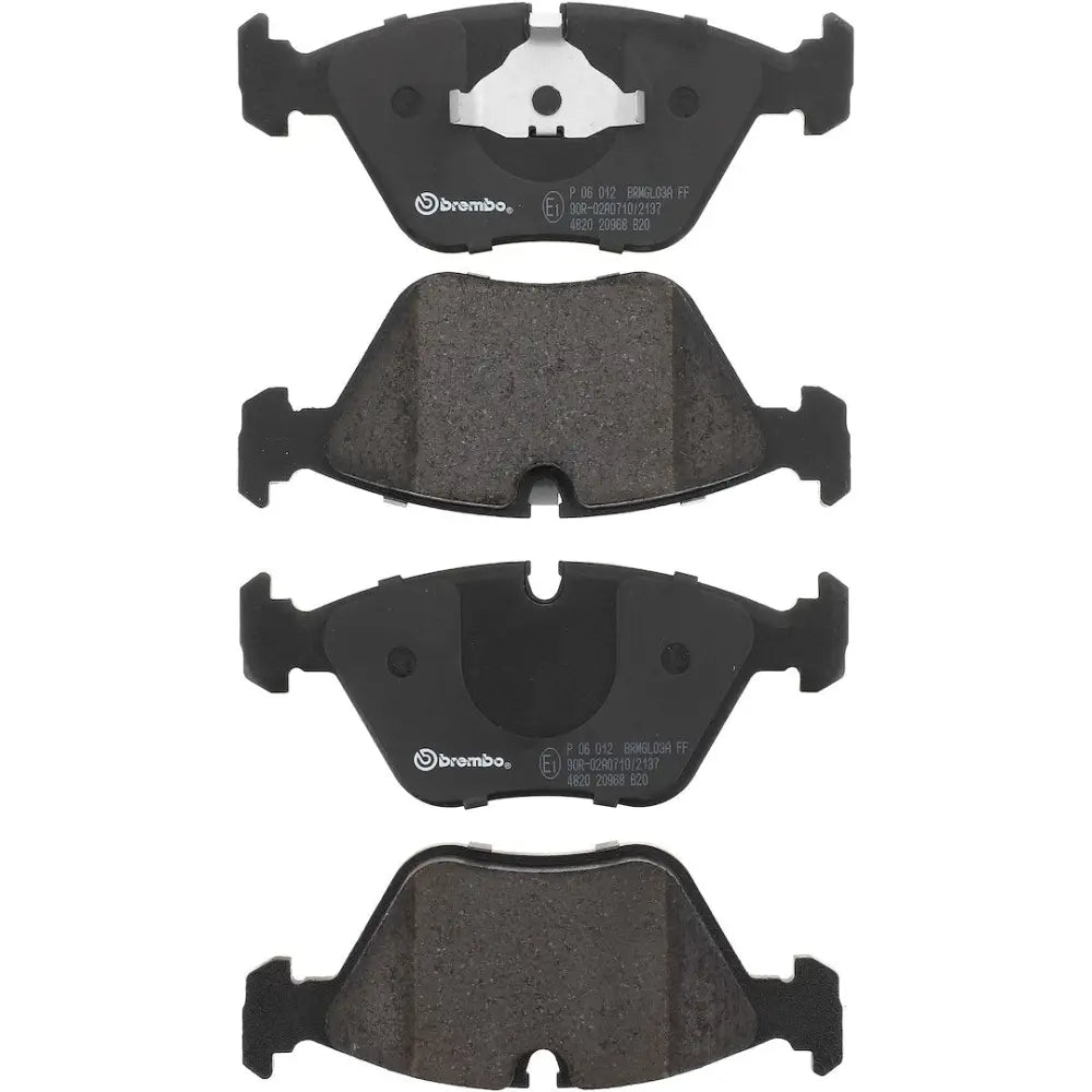 Brembo Premium Low-Met OE Equivalent Pad Brake Pad P06012 - Disc Set