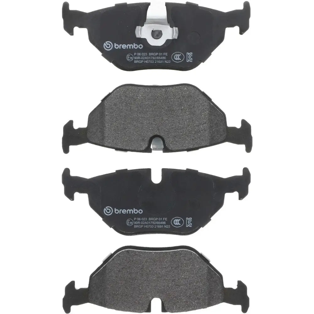 Brembo Premium Low-Met OE Equivalent Pad Brake Pad P06023 - Disc Set
