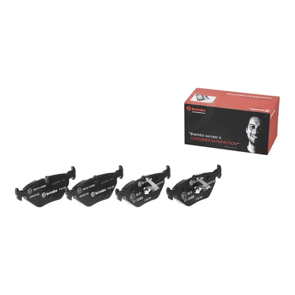 Brembo Premium Low-Met OE Equivalent Pad Brake Pad P06025 - Disc Set