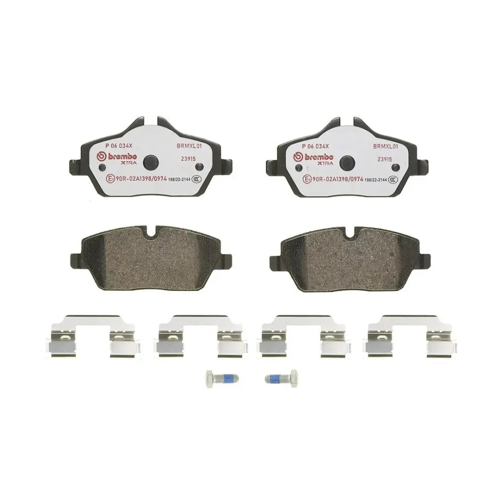 Brembo Premium Low-Met OE Equivalent Pad Brake Pad P06034X