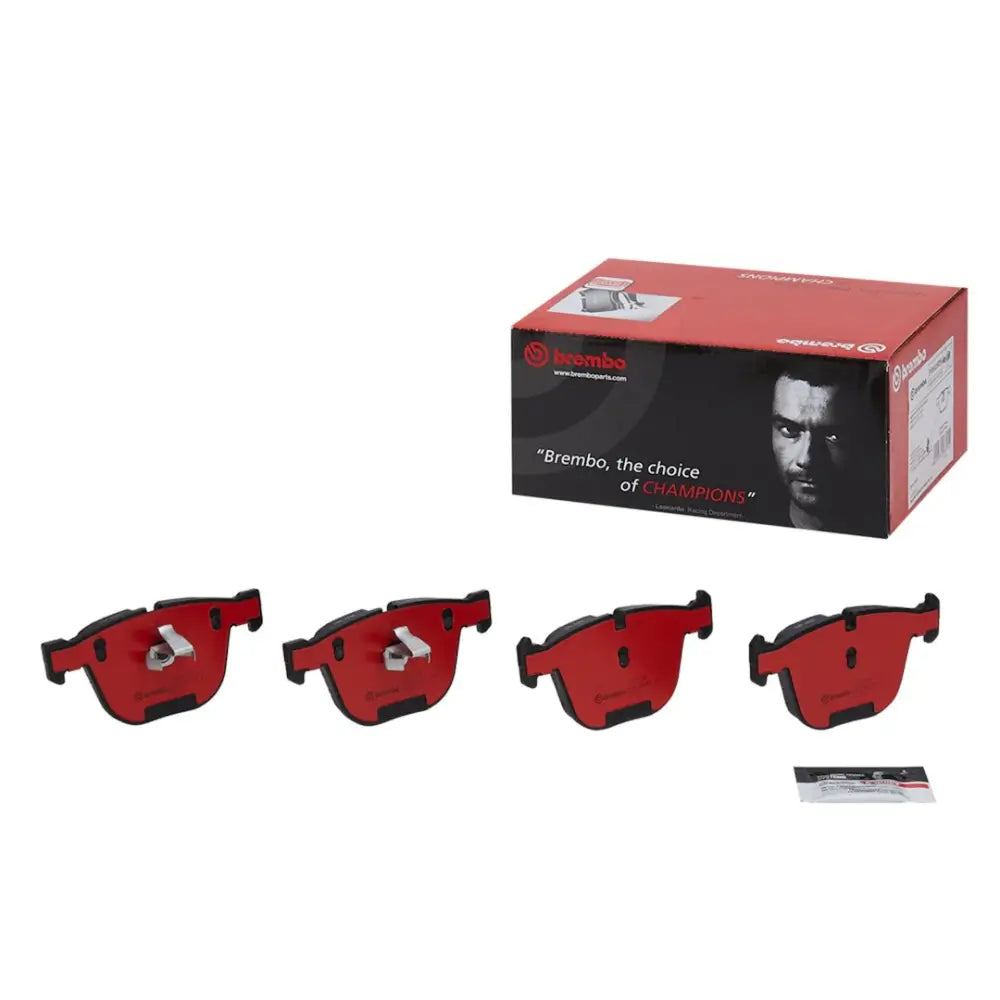 Brembo Premium Low-Met OE Equivalent Pad Brake Pad P06050N - Disc Set