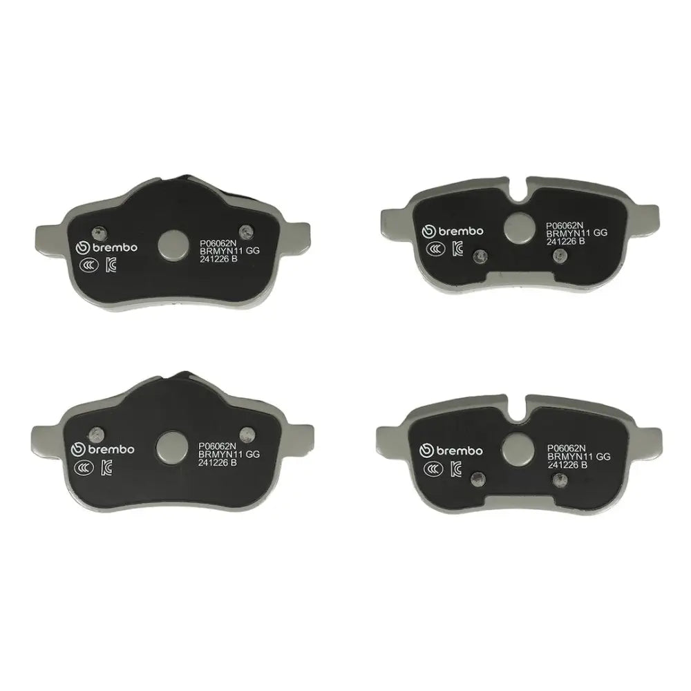 Brembo Premium Low-Met OE Equivalent Pad Brake Pad P06062N - Disc Set