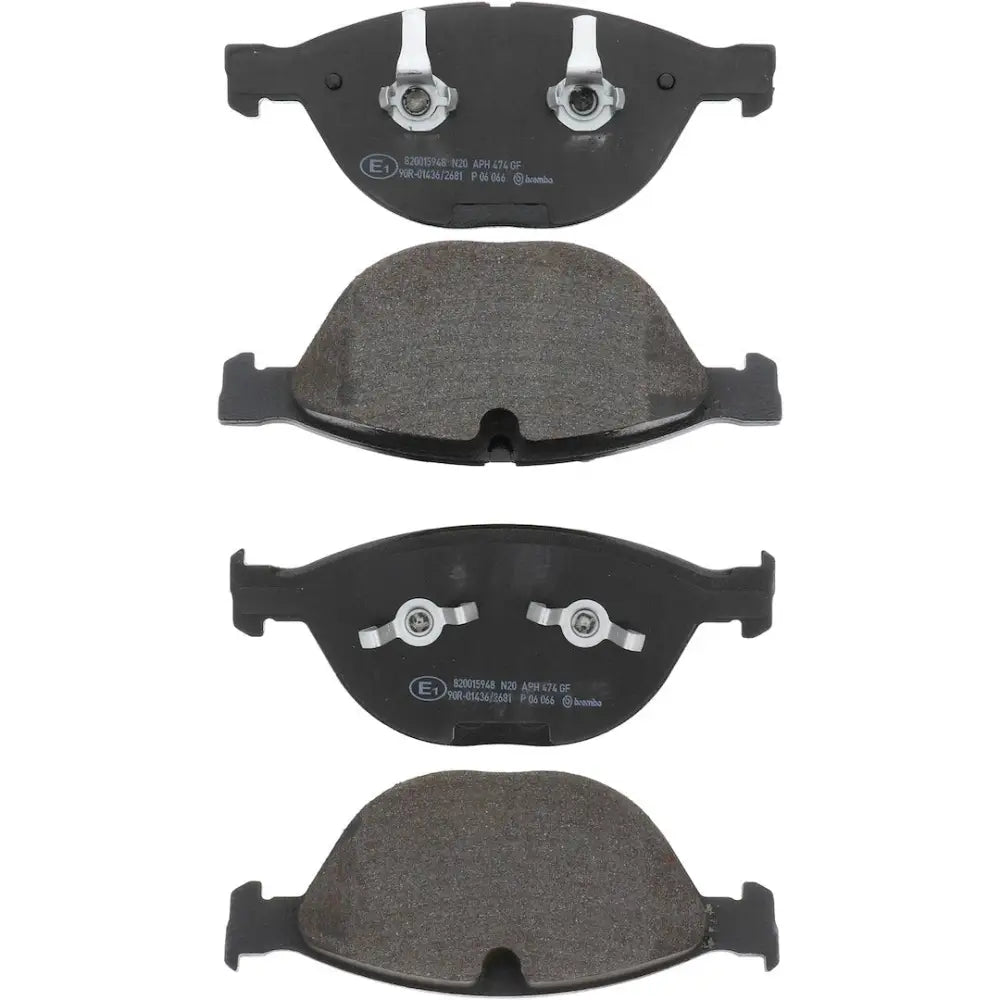 Brembo Premium Low-Met OE Equivalent Pad Brake Pad P06066 - Disc Set