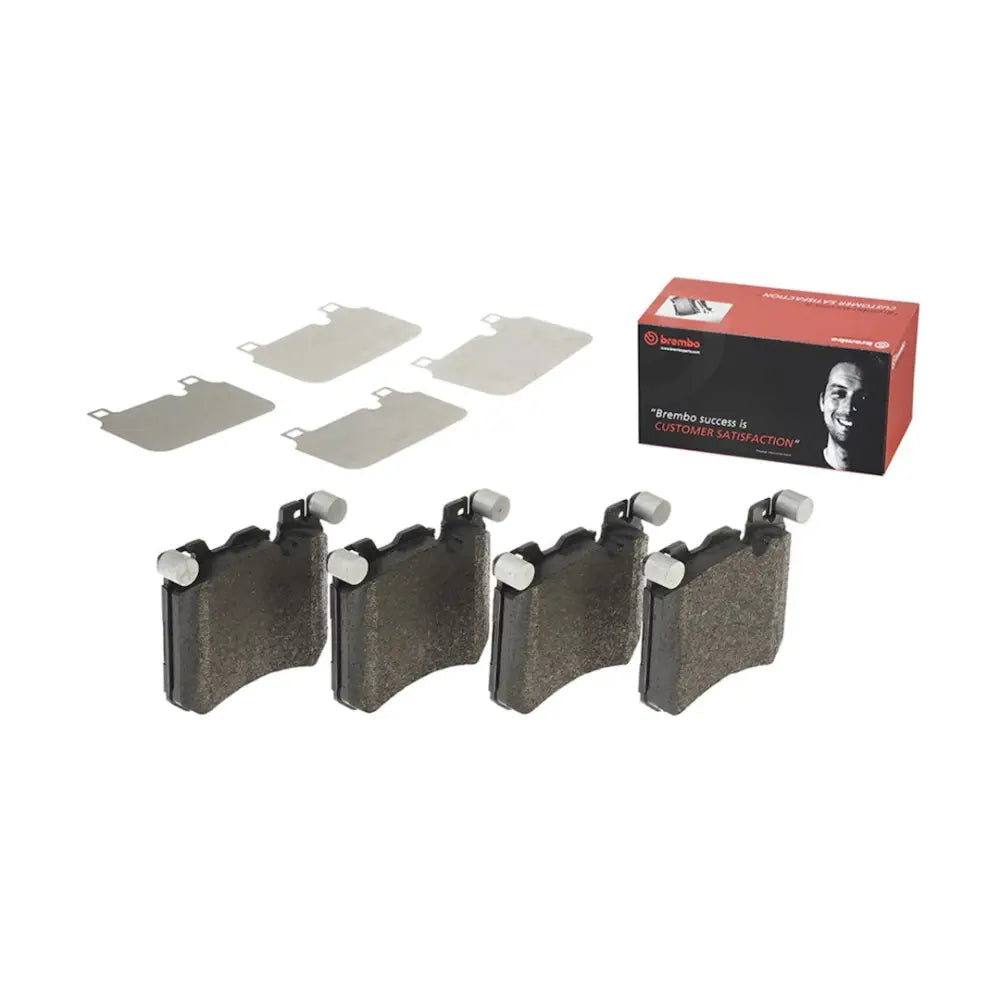 Brembo Premium Low-Met OE Equivalent Pad Brake Pad P06077 - Disc Set