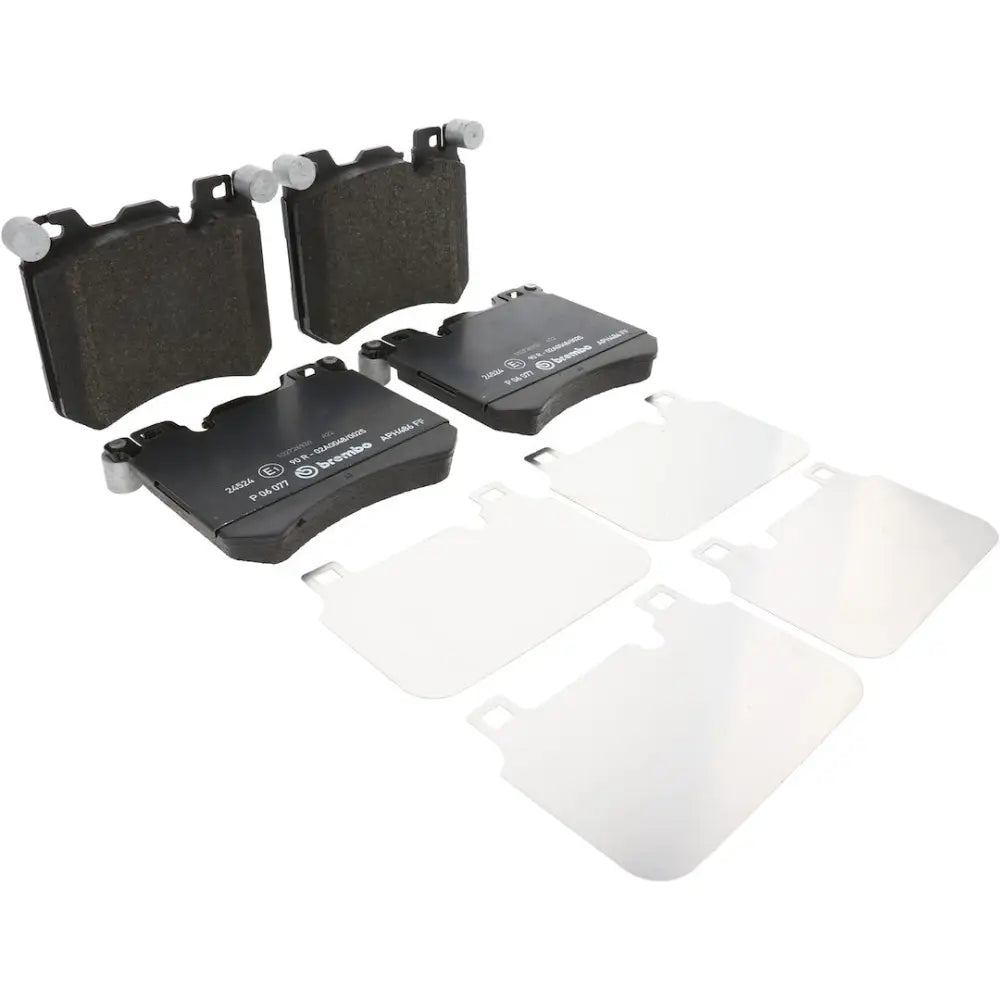 Brembo Premium Low-Met OE Equivalent Pad Brake Pad P06077 - Disc Set