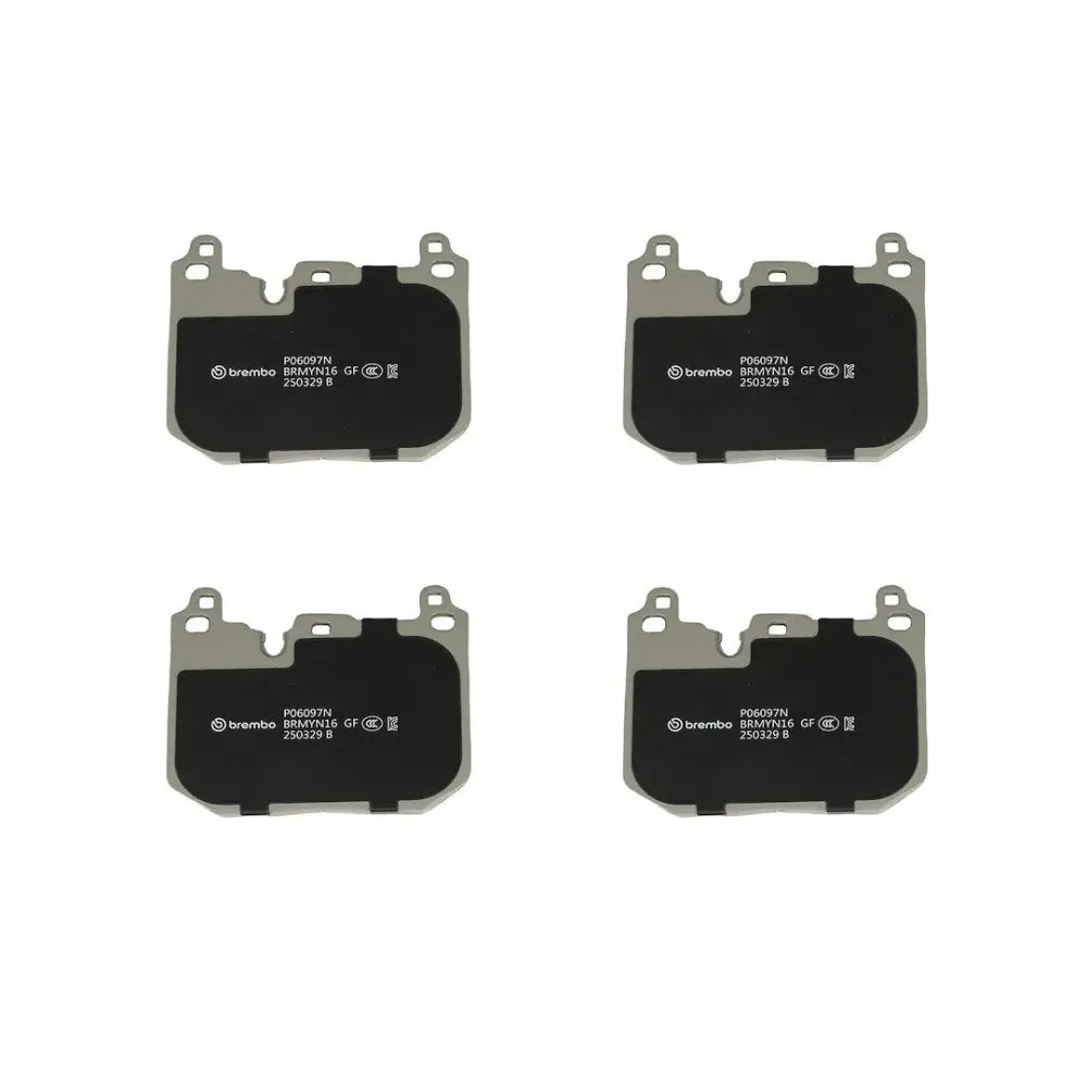 Brembo Premium Low-Met OE Equivalent Pad Brake Pad P06097N - Disc Set