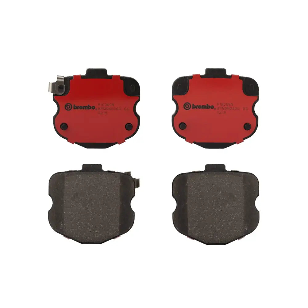 Brembo Premium Low-Met OE Equivalent Pad Brake Pad P10069N - Disc Set