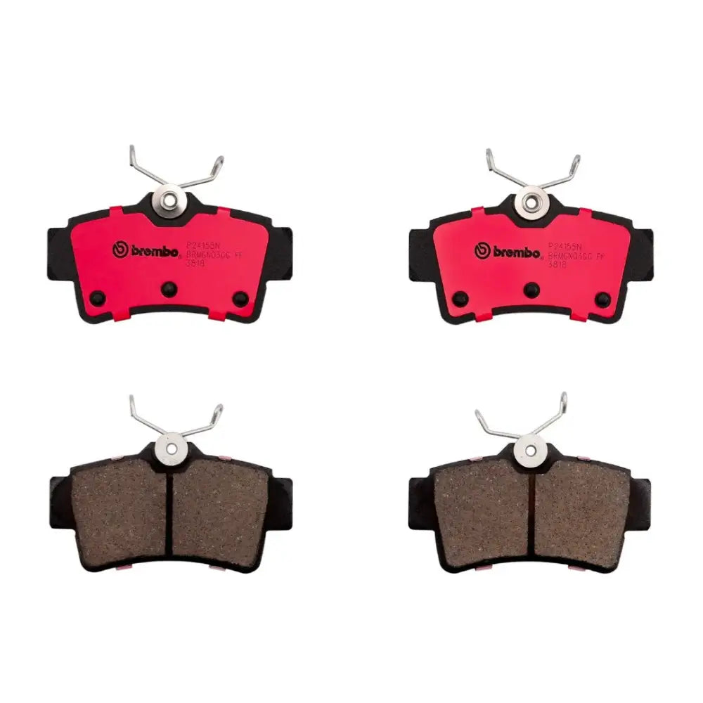 Brembo Premium Low-Met OE Equivalent Pad Brake Pad P24155N - Disc Set