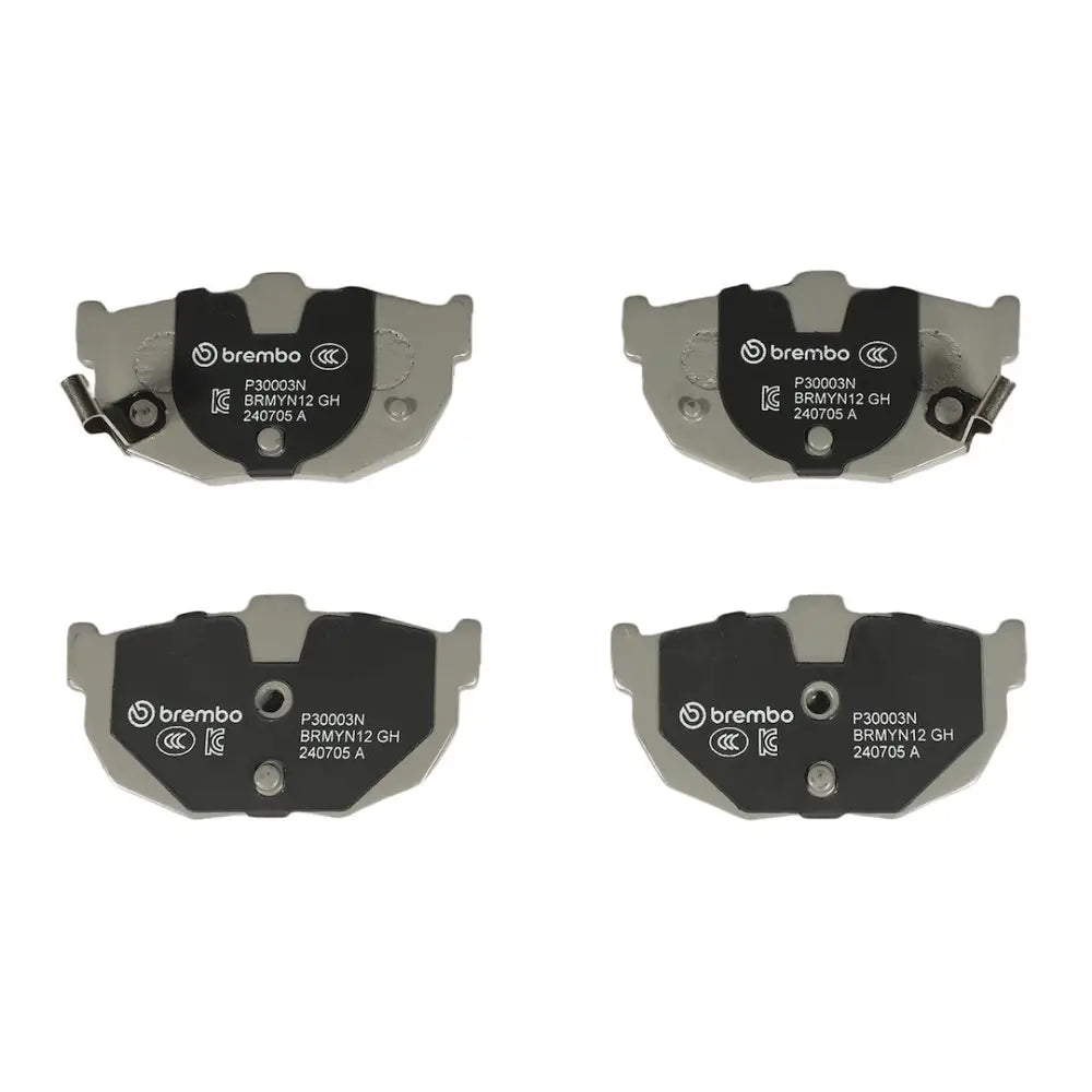 Brembo Premium Low-Met OE Equivalent Pad Brake Pad P30003N - Disc Set