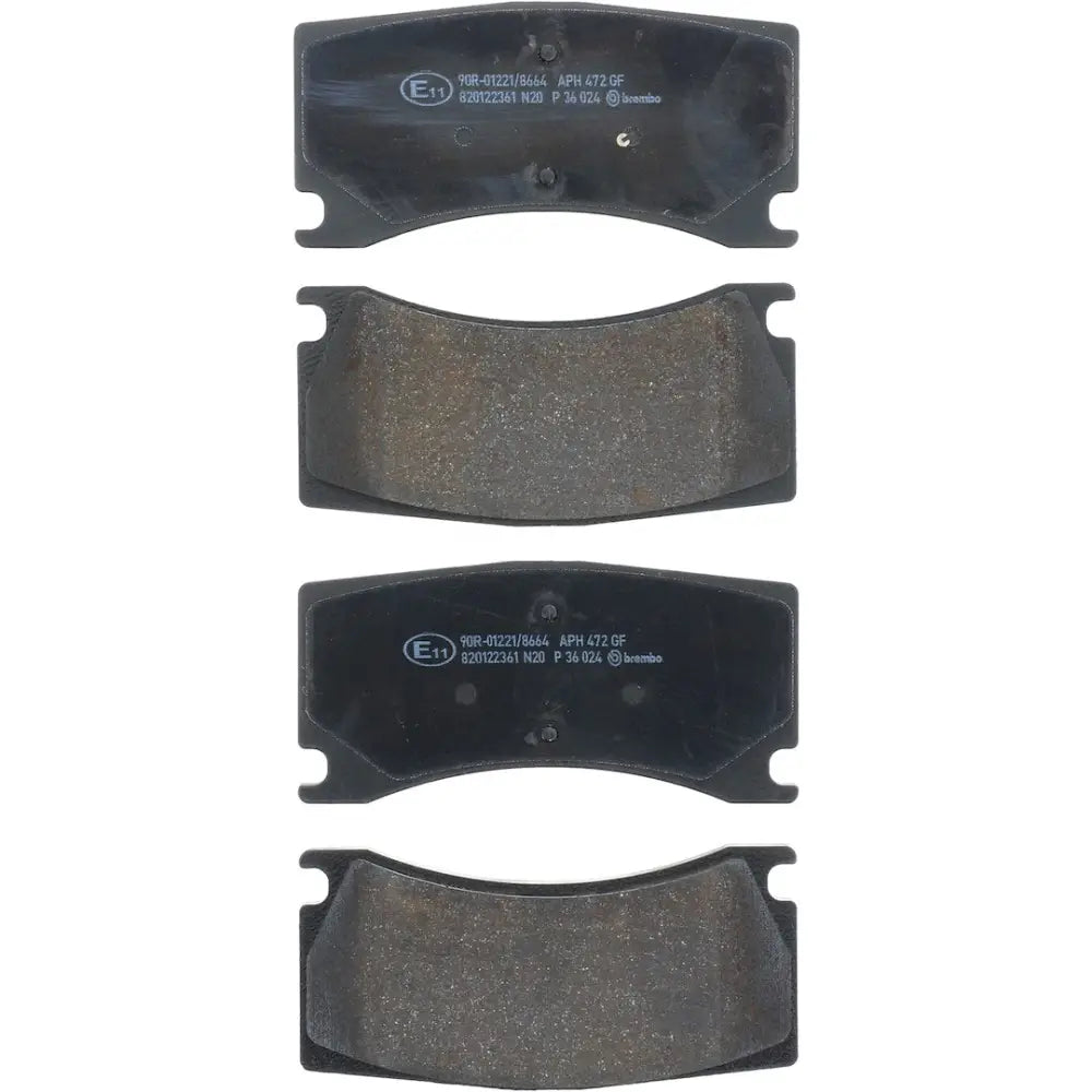 Brembo Premium Low-Met OE Equivalent Pad Brake Pad P36024 - Disc Set
