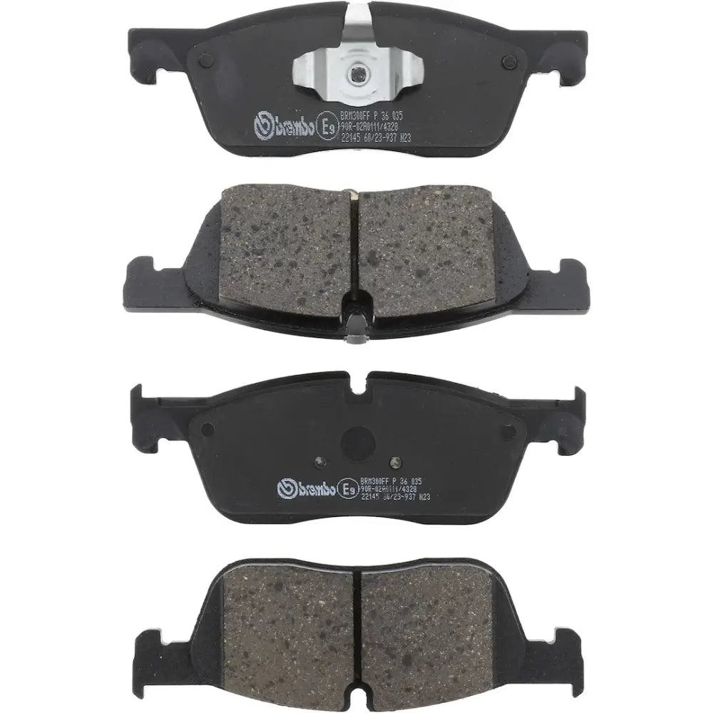 Brembo Premium Low-Met OE Equivalent Pad Brake Pad P36035 - Disc Set