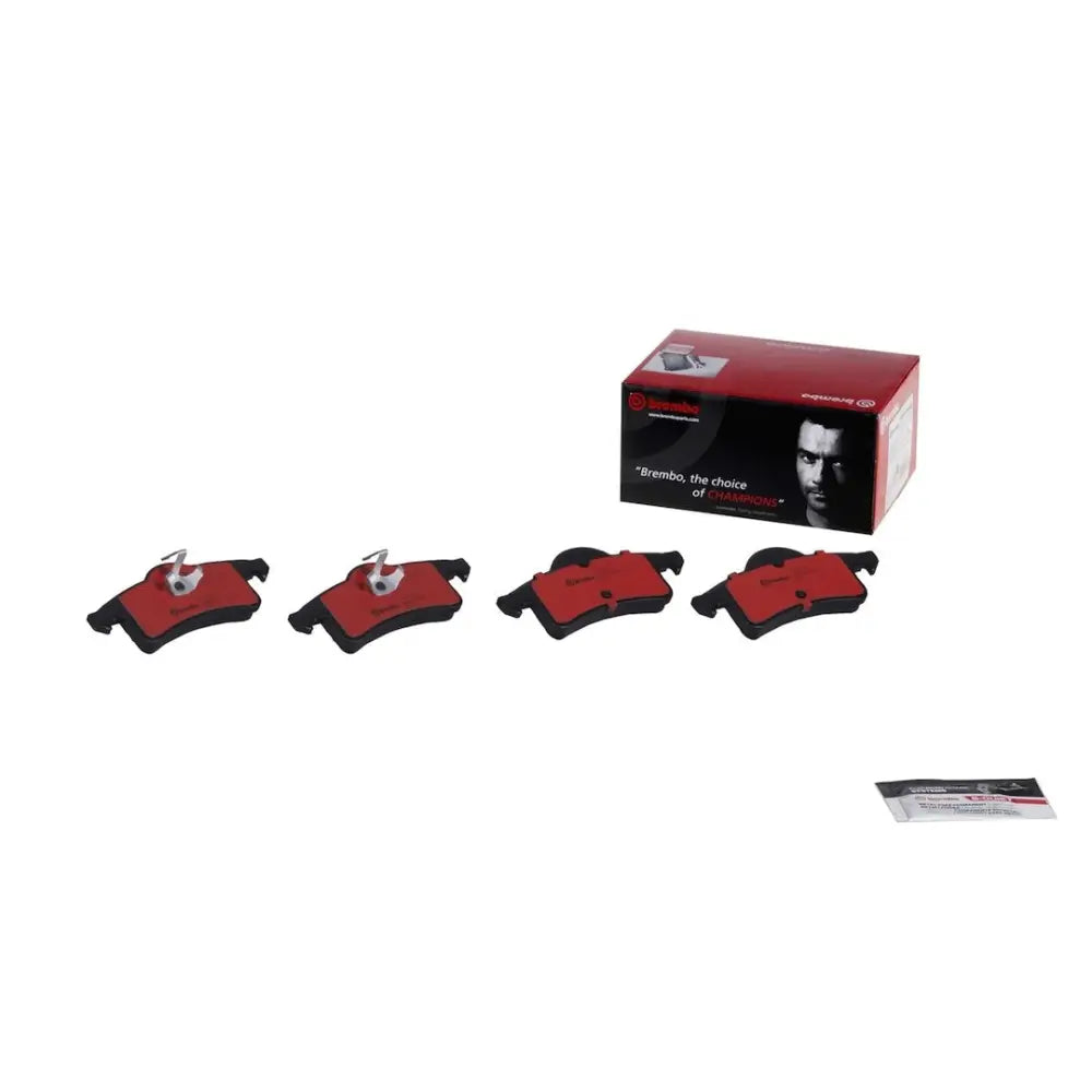 Brembo Premium Low-Met OE Equivalent Pad Brake Pad P37006N - Disc Set
