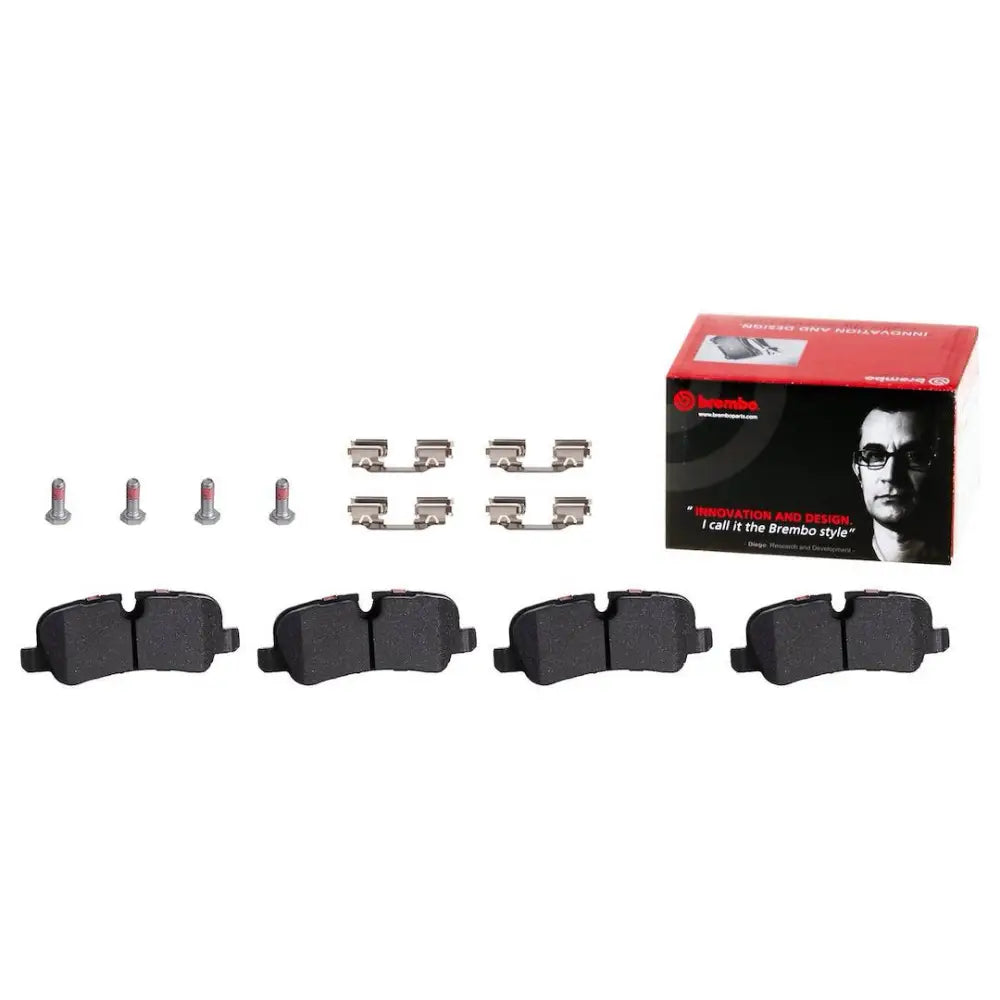 Brembo Premium Low-Met OE Equivalent Pad Brake Pad P44011N - Disc Set